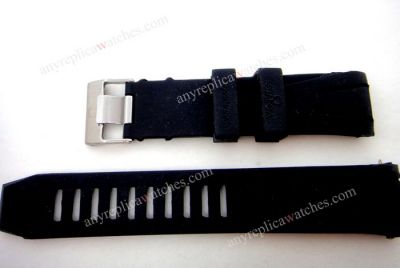 Black Rubber Band for Omega Planet Ocean 20mm